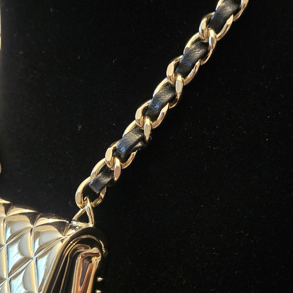 Chanel Micro Bag Necklace - Gold - Picture 13 of 15